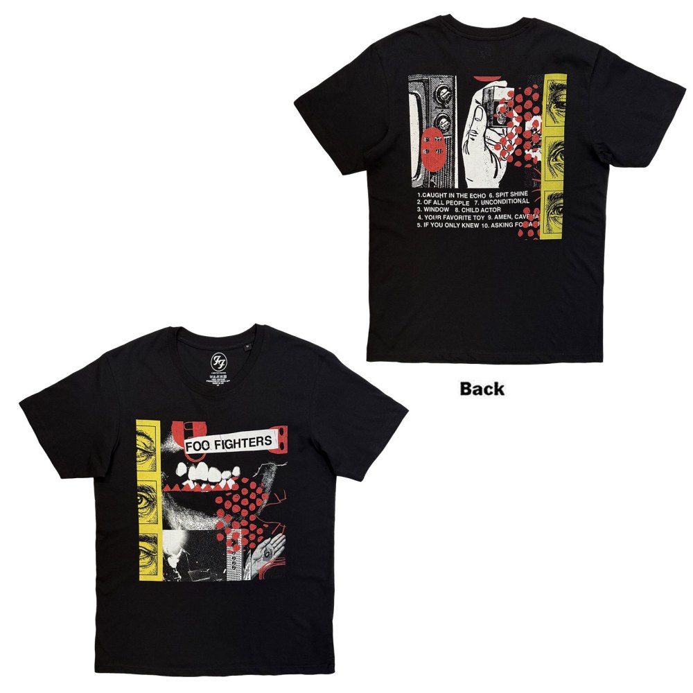 Foo Fighters - Your Favourite Toy Album Tracklist Heren Tshirt - Zwart